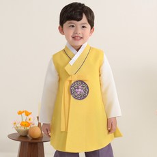 YegaHanbok 男童用 8025 Lemon Maru 韓服套組