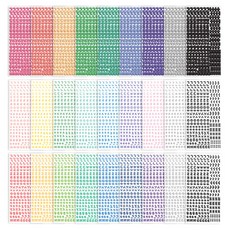 리코즈 이니셜 다꾸 폴꾸 한글 스티커 9종 x 3p 세트, 혼합색상, 1세트