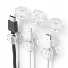 Jyulhome 電線整理夾, 透明, 6個