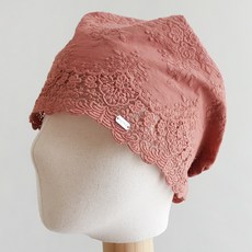 BABISOO 中年女款蕾絲棉質帽