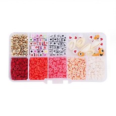 알로데 알파벳 폴리머 비즈 DIY 키트, TYPE 05, 1세트