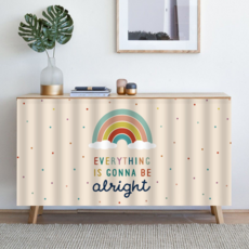 Lillipick 多用途遮蔽隔間感性窗簾 + 魔鬼氈套組, type4