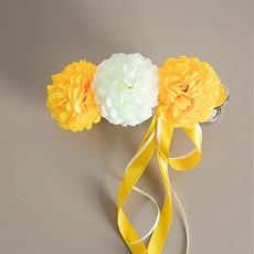 flowertree New Alume 窗簾夾 17cm, 1個, 黃色