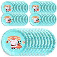 PARTYHAE 聖誕派對盤 聖誕老人 18cm, 10個, 5個