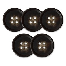 동대문단추왕 고급 무광 코트 가디건 단추 보이스 21mm, 브라운, 5개