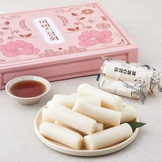 미미스상회 갓쩌낸 가래떡 + 조청 세트, 1.03kg, 1세트