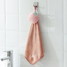 Trademe 多功能掛環擦手巾 07款 45g, 粉紅色, 1個