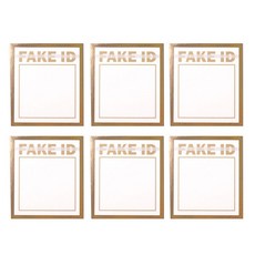 LUCALAB 假身份證記事本, 金子, 6個