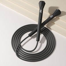 길이 조절 가능한 줄넘기 mj-039, 블랙, 1개
