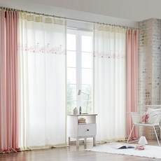 Casael 設計窗簾, Maybe 粉紅色 + Lucia A13