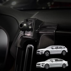 레인윙스 볼보 S90 V90 전용 차량용 핸드폰 거치대 마운트, 1개