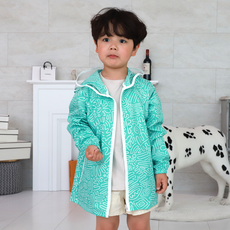 BEBE CHOUETTE 兒童粉彩防水雨衣夾克外套