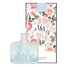 유멜 프리저브드 디퓨저 + 화이트 섬유스틱 3p, 아쿠아시크릿, 200ml, 1개