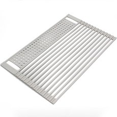 Kitchen9 矽膠水槽捲簾 14桿 方形餐具, 單一顏色