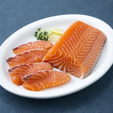 굿모닝씨푸드 파타고니아 직송항공 연어 (냉장), 1개, 500g