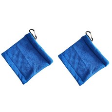 ANTS 微型高爾夫球捲邊毛巾 2條入, 藍色