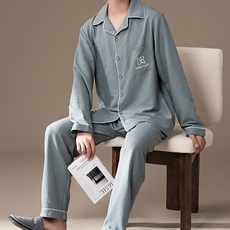 스타일컨택트 남성용 긴팔 잠옷 세트 SP-5306-1