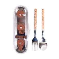 LILFANT 不鏽鋼湯匙叉子組, 混色, 餐具盒+湯匙+叉子