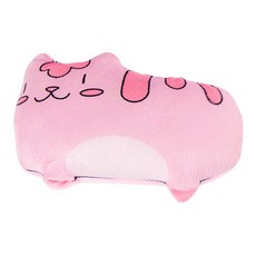고양이 둥둥펫 놀란냥 캣닢 인형 장난감, 핑크, 1개