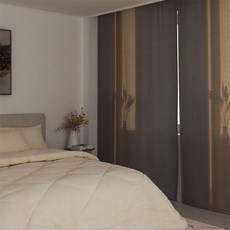 午後4時 半超細纖維防寒窗簾, BEIGE