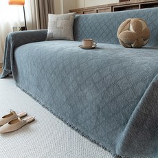 언헤브 다이아몬드 패턴 소파 커버, 04 딥그레이, 1개