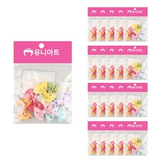 유니아트 꽃무늬 리본 7p, 혼합, 20개
