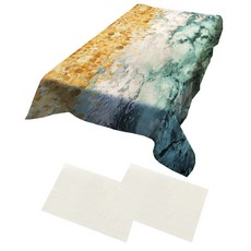 에이치케이트레이딩 유화패턴 테이블보, F, 90 x 90 cm, 1개