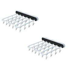 셀렉숀 원터치 접이식 빨래집게 양말 건조대 블랙, 2개, 2개