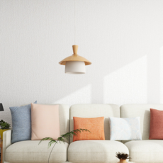 Home Mart 自黏亞麻紋理臥室客廳保暖防水防潮隔熱壁紙 2mm, 白色