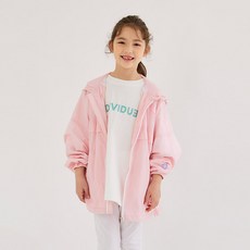 孩童簡約連帽防風外套