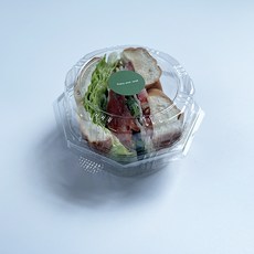 八角漢堡一次性盒 + 貼紙 卡其色套組, 盒子 + 貼紙, 20套