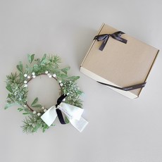 BLOOMING&ME 花圈裝飾品+包裝盒, 綠色