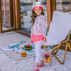 GOINGKIDS 女童芙朗防曬泳衣套裝
