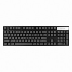 VARMILO BOLD PBT染料昇華鍵帽韓國有線鍵盤紅色夾頭, 深灰色, VA104M, 紅軸