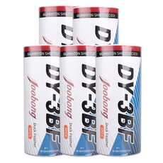 Joobong 主桿羽毛軟木毽子DY-3BF 3p, 白色, 3入, 5組