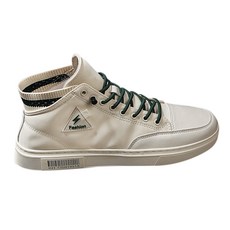 男士針織拼接高筒運動鞋