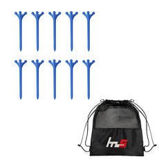 NAYASTYLE ABS球梯 10入 + 收納袋組, 藍色