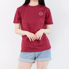 험블스튜디오 여성용 무빙 스마일 기능성 여름 스포츠 반팔 티셔츠 IMUD_73_300