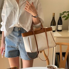 Nephele 帆布托特肩背包