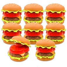 迷你漢堡製作8入 扮家家酒遊戲, 混合顏色