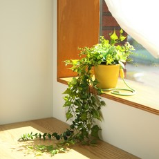 BeautifulDecoSense 人造懸掛植物 L, 芒果, 1個