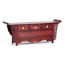 Blue Living 木質迷你復古家具客廳裝飾櫃, 單一顏色