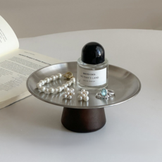 恩熙魔法 簡約現代室內裝飾託盤, 銀色