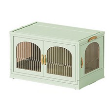 超多用途雙開門折疊生活箱XS, 綠色, 1個