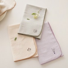 Bamboo Bebe 嬰兒簽名心型手帕 3件套