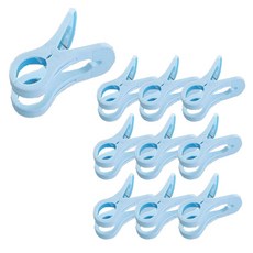 棉被鞋子曬衣夾 藍色, 10個