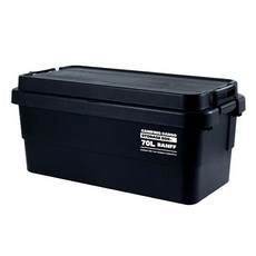 BANFF 70L 露營貨物收納箱, 黑色, 1層, 1個