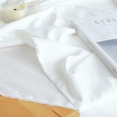 데이메이드 면 90 70 40수 평직 패브릭 원단, 화이트, 1개