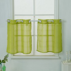 市場情緒晨光平衡窗簾, 綠色