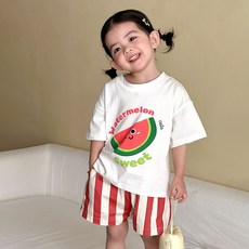Starbean Sweet Fruits 短袖 + 短褲套裝